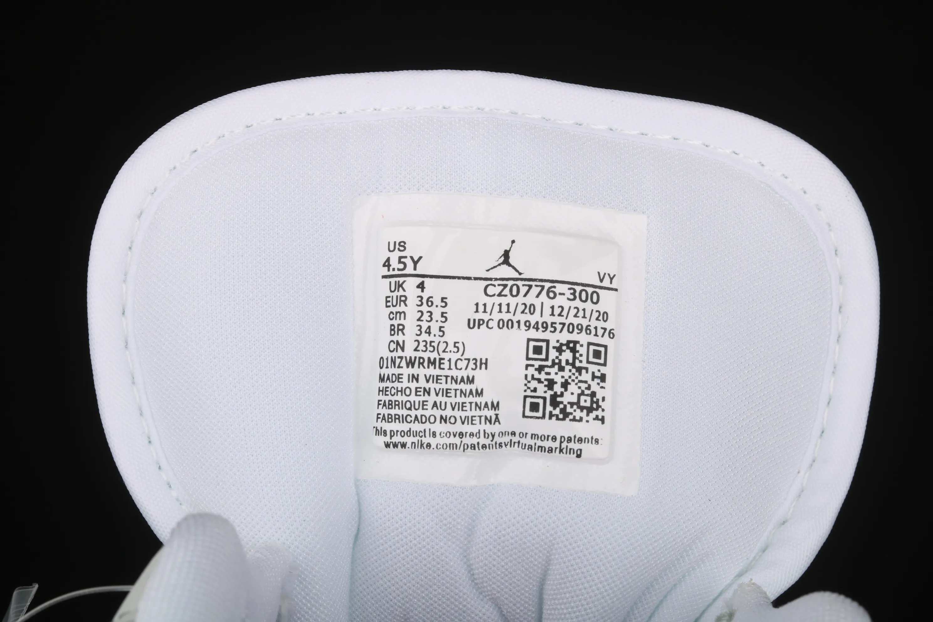 All categories Air Jordan Jordan series basketball shoes Air Jordan 1 Low Air Jordan 1 Low AJ1 Joe 1 low-top cultural and leisure sports sneakers CZ0776-300
